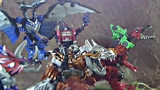 Transformers Age Of Extinction Stop Motion: Optimus Prime vs Grimlock