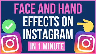 TURN ON FACE AND HAND EFFECTS INSTAGRAM | How To Turn On Hand And Face Effects On Instagram