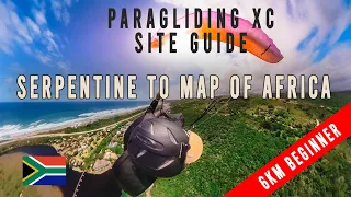 Paragliding XC Guide - Serpentine to Map of Africa, Wilderness, South Africa