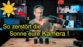 Darf man mit der Kamera in die Sonne fotografieren?📸☀️ Geht der Sensor dann kaputt?