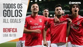 Benfica: All Goals (Portuguese League 18/19)