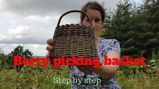 Willow basket: How to make a berry picking basket