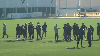 Juve-Ferencvaros (Champions League), l'allenamento della Juventus