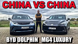 BYD Dolphin vs MG4 Luxury Kaufberatung & Vergleich! 2 Elektroautos aus China. #electriccar