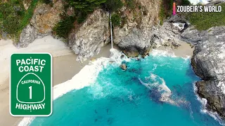 The most SCENIC Highway 1 🇺🇸 | McWay Falls | Big Sur | Elephant Seals | California | 4K | Episode