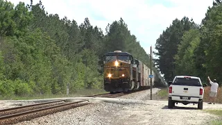 CSX 830 leads I032-01 through Newell, GA 4/01/23