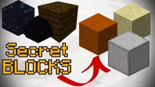 The Secret Blocks Of Minecraft