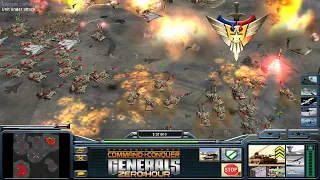 C&C Generals - Zero Hour: 1 vs. 7 - USA vs. 7 Hard China Tank