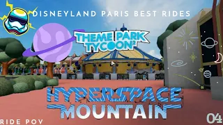 Disneyland Paris Best Rides EP4-Hyperspace Mountain