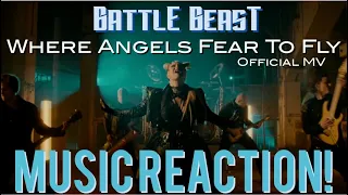 ANGELS FALL & REBORN! BATTLE BEAST - Where Angels Fear To Fly Official MV Music Reaction🔥