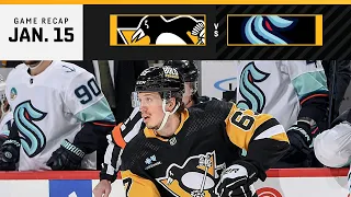 GAME RECAP: Penguins vs. Kraken (01.15.24) | Kraken The Code