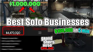 Top 5 BEST Solo Businesses GTA Online