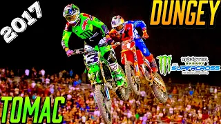 ELI TOMAC VS RYAN DUNGEY - 2017 SUPERCROSS