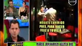 Paolo Trujillo acusa a Mario Irivarren de tirarle una bofetada