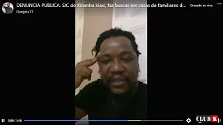 Denúncia pública SIC prende familiares do activista Gaster