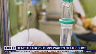 Health officials are saying don’t wait to get the shot.