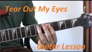 How to Play Tear Out My Eyes - As I lay Dying (Guitar Lesson)