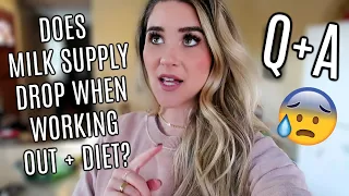 POSTPARTUM WEIGHT LOSS EP. 6 | ANSWERING YOUR QUESTIONS! MILK SUPPLY, MY WEIGHT + MORE!