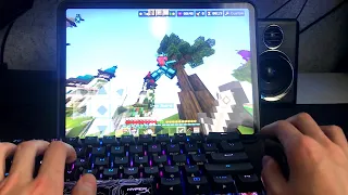 Minecraft Mobile PRO Plays on Keyboard & Mouse