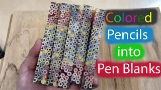 How To Resin Cast Colored Pencils into Pen Blanks