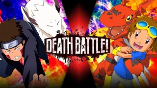 Kiba & Akamara VS Takato & Guilmon (Naruto VS Digimon) | Fan Made Death Battle Trailer