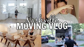 MOVING VLOG! New Place in Nashville, Getting Emotional, Decorating Already | Julia & Hunter Havens