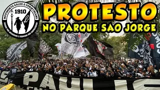 Protesto Torcidas Corinthians Parque São Jorge