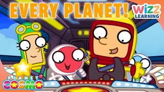 Every Planet in Space! 🔭 |  @PlanetCosmoTV   | #compilation | Cartoons for Kids | @WizzLearning   ​