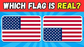 Guess The Correct Flag 🚩🤔🌍 | 50 Flags Quiz