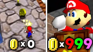 Super Mario 64, but every coin makes Mario bigger