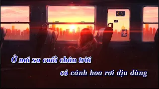 Karaoke - Tát Nhật Lãng Rực Rỡ | Thái Trinh - Phạm Thành remix |