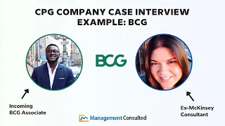 CPG Company Case Interview Example: Boston Consulting Group