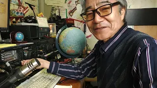 Kenichi Horie  on the Suntory Mermaid III.JF9JTS QSO with  JR3JJE on 15mSSB TNX!