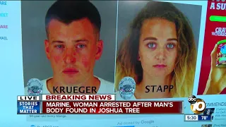 Marine, woman arrested after body found in Joshua Tree