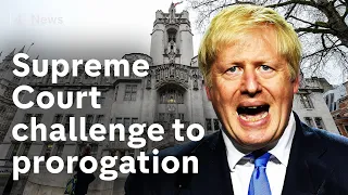 Supreme Court challenge over Boris Johnson’s suspension of parliament