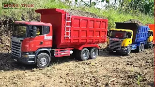 UJI COBA RC DAM TRUK HINO RANGER JUMBOO BARU‼️🔥 NAMUN TERGELINCIR SAAT MELINTAS JALAN BERTEBING