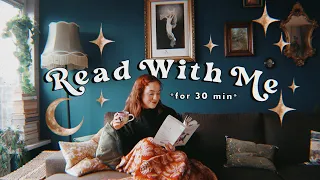 A Cozy Read With Me ☕️ 30+ min real-time, soft ambient sounds, no music