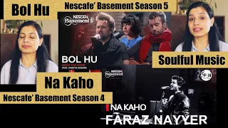 Nescafe Basement | Bol Hu @Soch The Band ft. Hadiya Hashmi | Na Kaho @Faraaz Nayyer | Reaction | NZ