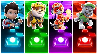 Ryder 🆚 Rubble 🆚 Marshall 🆚 Rocky || Paw Patrol Mighty Movie 🎯🎯🍭