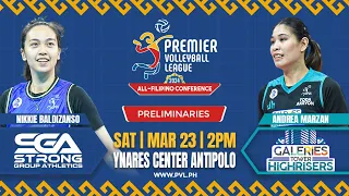 STRONG GROUP vs. GALERIES TOWER - Full Match | Preliminaries | 2024 PVL All-Filipino Conference
