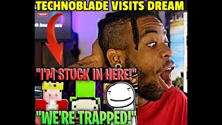 Technoblade VISITS Dream In PRISON after Quackity Message (REACTION)  By Curtis Beard | Dream SMP !