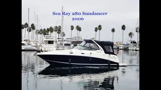 Sea Ray 280 Sundancer "Pura Vida" by South Mountain Yachts (949) 842-2344