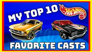 HotWheels Top 10 Challenge | My favorite casts!!