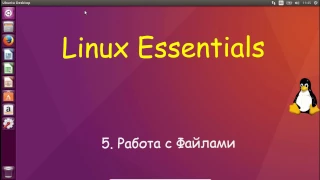 Linux для Начинающих - создание, копирование, перенос, переименование, стерание файлов