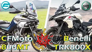 BENELLI TRK 800X vs CFMOTO 800MT ::  Which Adventure Bike to BUY in 2023?