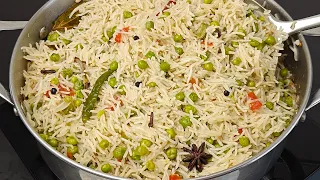 Matar Pulao Recipe | Khiley Khiley Chawal Wala Khusbodar Matar Pulao | मटर पुलाव