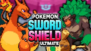 Eu zerei pokémon Sword and shield Ultimate só com pokémons iniciais (GBA)