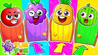 Color Door Song - Challenges With Monsters 🤔😲 | Learn Color For Kids | English Kids Songs by YUM YUM