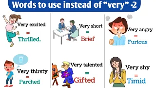 Words to use instead of "very" Part-2 | Learn new english Vocabulary and words |