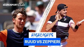 Ruud & Zeppieri Produce A Brutal Four-Set Battle At Roland-Garros | Eurosport Tennis